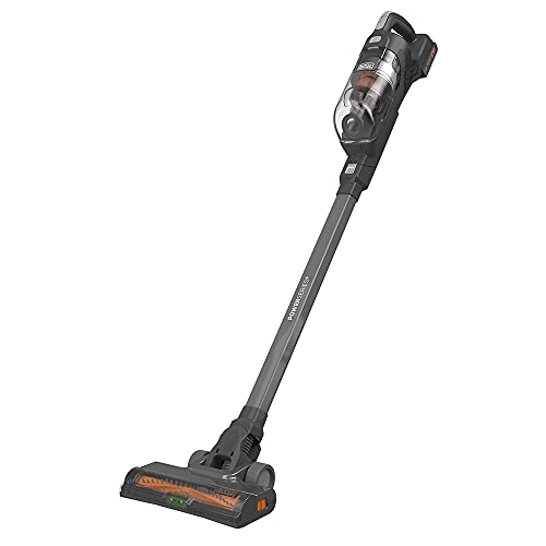 BLACK+DECKER POWERSERIES+ 20V MAX Cordless Vacuum, LED Floor Lights, Lightweight, Portable, Battery Included (BHFEA18D1)