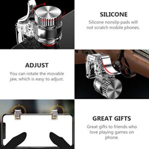 1 Pair of Portable Game Triggers Creative Game Accessories Compatible for R11s Gifts for Men Women