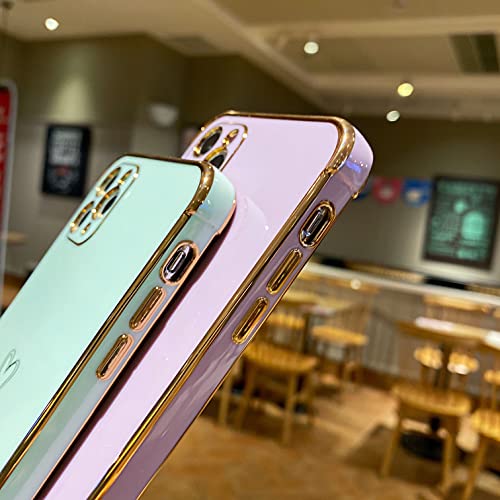 LUTTY Compatible with iPhone 11 Pro Max Case Cute Luxury Cover for Women, [Military-Grade Camera Protection & Shockproof Reinforced Corners ] Soft TPU Bumper Cover Cases (6.5 inch) -Candy Purple