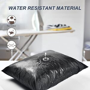 OTraki Travel Laundry Bags 16 x 20 inch Reusable Wet Dry Bag with Handle Water Resistant Heavy Duty Oxford Cloth Bag for Gym Beach Swimsuit Wet Clothes Workout Yoga Black 2 Pack