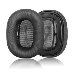 JARMOR Replacement Memory Foam & Mesh Fabric Ear Cushion Pads Cover for Apple AirPods Max Headphone ONLY (Space Gray)