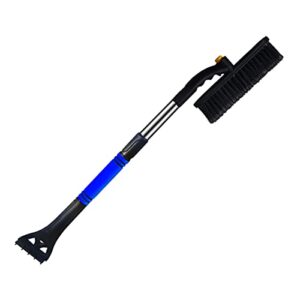 retractable snow removal shovel,3 in 1 vehicle-mounted detachable ice scraper，snow brush with ice scraper and foam handle, snow scraping tool,suitable for windshield windows of cars, suvs and trucks