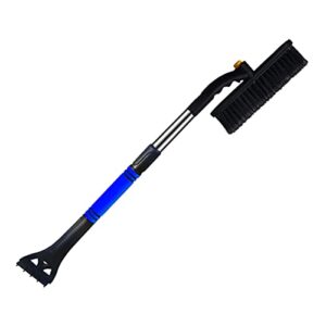 Retractable Snow Removal Shovel,3 in 1 Vehicle-Mounted Detachable Ice Scraper，Snow Brush with Ice Scraper and Foam Handle, Snow Scraping Tool,Suitable for Windshield Windows of Cars, Suvs and Trucks