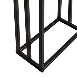 Metal Towel Rack 3 Tiers Hand Towel Holder Organizer for Bathroom Accessories, Black