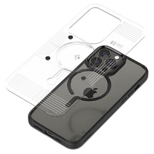 spigen onetap ring adapter for mag safe-compatibility with ez-fit kit [add mag safe compatibility to non-mag safe case ] - 1 pack - carbon