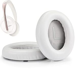replacement ear pads cushions, earpads cover for bose 700 noise cancelling nc700 over ear headphones (white)