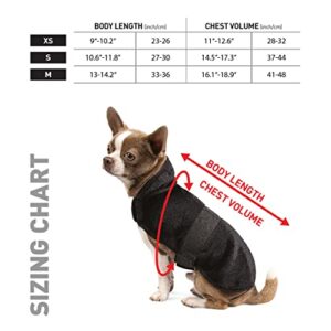 Clothes for Small- and Medium-Size Dogs, Warm Dog Poncho, Autumn Blanket Coat for Small and Medium-Size Dogs, Warm Shirt for Dogs (Medium, Black)