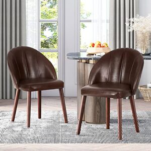 Cullimore Channel Stitch Dining Chairs - Dark Brown/Espresso (Set of 2)