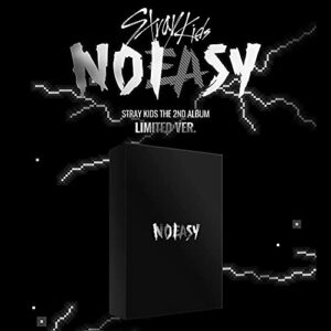 Stray Kids Noeasy 2nd Album Limited Version CD+1p Poster+1p Folding Poster On Pack+84p PhotoBook+16p Lyrics Book+1p Sticker+2p PhotoCard+1p Double Sided PhotoCard+Message PhotoCard Set+Tracking Kpop