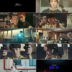 Stray Kids Noeasy 2nd Album Limited Version CD+1p Poster+1p Folding Poster On Pack+84p PhotoBook+16p Lyrics Book+1p Sticker+2p PhotoCard+1p Double Sided PhotoCard+Message PhotoCard Set+Tracking Kpop