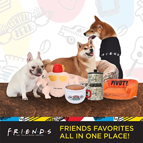 Friends the TV Show Iconic Graphics Dog Collar for Medium Dogs, Medium (M) | Black Medium Dog Collar, Cute Dog Collar with D-Ring | Dog Apparel & Accessories Friends Merch for Dogs from Friends