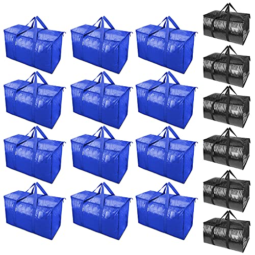 12 Pack Extra Large Moving Bags+6-Pack Oversized Moving Bags