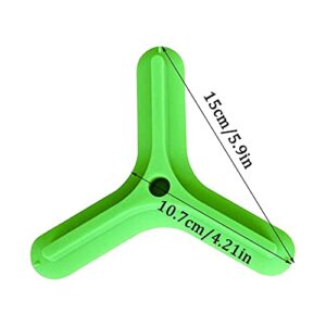 Tomppy Microwave Food Storage Tray Divider Free Silicone Food Plate Separator Controlled Meals for Teens and Adults On-The-Go BPA-Free Food-Safe Materials (Green, 1pc)