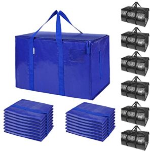 16 pack extra large moving bags+6-pack oversized moving bags