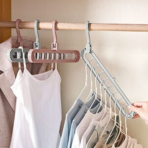 Royalwise Closet Organizers and Storage,Hangers Space Saving,Clothing Cascading Hanger ,Closet Storage Organization for Wardrobe Heavy Clothes,Shirts,Pants,Dresses,Coats (6pcs)