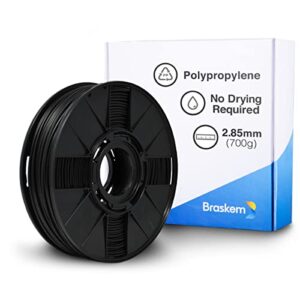 braskem polypropylene filament - fl105pp / 2.85mm / black / 700g