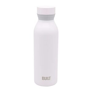built cascade water bottle, 18 ounces, white