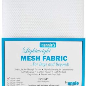 Mesh Fabric Lightweight Primary Bundle- Dandelion, Parrot Blue, White, Black and Atomic Red - 18" x 54" with Tape Measure-Bundle of 6 Items Primary