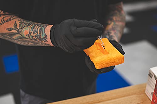 The Rag Company - The Pearl Microfiber Detailing Applicator Sponges (6-Pack) Versatile Detailing Tool, Excellent for Applying Wax, Sealants, Coatings and Other Automotive Products, 3in x 5in, Orange