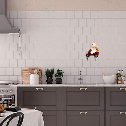 Amosfun Coat Hanger Wall Mount hat Kitchen pan Hangers for Chef Man Kitchen Decor and Accessories- Decorative Key Hook Hook Hook Hanger Nail- Free Mug Hook Spatula Hook