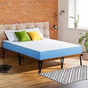 primasleep 8 inch gel infused superior high-density memory foam mattress, certipur-us® certified, blue, twin