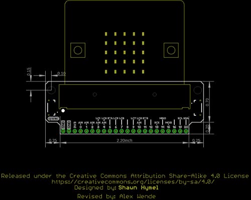 SparkFun Qwiic Compatible with Micro:bit Breakout (with Headers)- Expands The Capabilities Compatible with Micro:bit- Fits Edge Connector- Broken Out 21 GPIO pins to Mail headers- 2X Qwiic Connectors