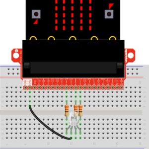 SparkFun Qwiic Compatible with Micro:bit Breakout (with Headers)- Expands The Capabilities Compatible with Micro:bit- Fits Edge Connector- Broken Out 21 GPIO pins to Mail headers- 2X Qwiic Connectors