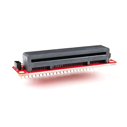 SparkFun Qwiic Compatible with Micro:bit Breakout (with Headers)- Expands The Capabilities Compatible with Micro:bit- Fits Edge Connector- Broken Out 21 GPIO pins to Mail headers- 2X Qwiic Connectors