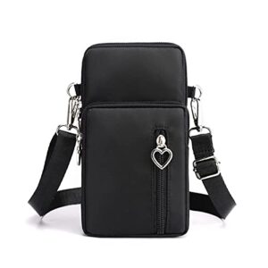 universal crossbody wallet phone bag for women mini shoulder arm bag cell phone purse compatible for iphone/samsung galaxy