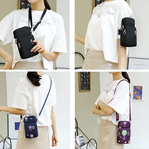 Universal Crossbody Wallet Phone Bag for Women Mini Shoulder Arm Bag Cell Phone Purse Compatible for iPhone/Samsung Galaxy