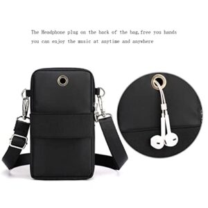 Universal Crossbody Wallet Phone Bag for Women Mini Shoulder Arm Bag Cell Phone Purse Compatible for iPhone/Samsung Galaxy