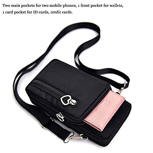 Universal Crossbody Wallet Phone Bag for Women Mini Shoulder Arm Bag Cell Phone Purse Compatible for iPhone/Samsung Galaxy