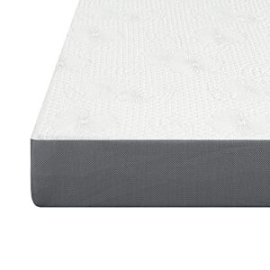 PrimaSleep 7 Inch Gel Infused Superior high-Density Memory Foam Mattress, CertiPUR-US® Certified, Gray, Twin