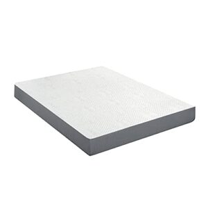 PrimaSleep 7 Inch Gel Infused Superior high-Density Memory Foam Mattress, CertiPUR-US® Certified, Gray, Twin