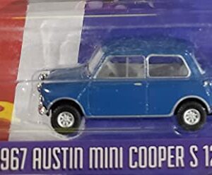 Collectibles Greenlight 44880-A Hollywood Series 28 - The Italian Job - 1967 Mini S 1275 MkI - Blue1/64 Scale