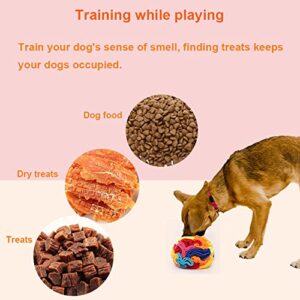 Ablechien Snuffle Ball - Snuffle Ball for Dogs Encourage Natural Foraging Skills, Dog Toys for Boredom and Stimulating Dog Puzzle Ball with Storage Bag Machine Washable…