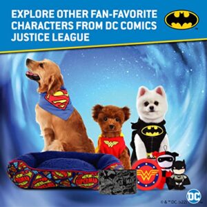 DC Comics for Pets Batman Dog Harness | Soft and Comfortable No Pull Harness for Dogs, Dog Batman Costume | Cute Small Dog Halloween Costume for Small Dogs, Batman Harness, Puppy Harness, Pet Harness