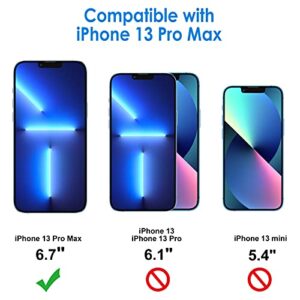 JETech Privacy Screen Protector for iPhone 13 Pro Max 6.7-Inch, Anti Spy Tempered Glass Film, 2-Pack