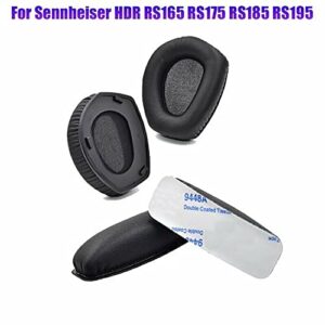 Ear Pads Replacement Earpads Headband Cushion Pads for Sennheiser HDR RS165 RS175 HDR165 HDR175 Headphones (Ear Pads + Headband Pads)