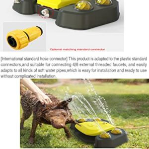 SSXX Dog Outdoor Dog Drinking Water Fountain Step On, Step On Dog/Pet Water Dispenser System, Provides Fresh Water, Sturdy, Easy to Use Bathing Water Spray Dog Toy （Popular Color）, Large