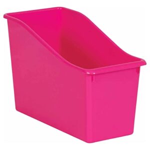 teacher created resources® pink plastic book bin