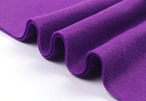 yycraft 2 yards thick soft felt by the yard fabric 38 inch wide diy arts & crafts sewing-purple