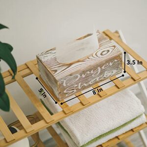 Thee Glamour Home Farmhouse Rustic Dryer Sheet Holder - Laundry Room Organization - Dryer Sheet Dispenser - Laundry Dryer Sheet Holder - Dryer Sheet Storage