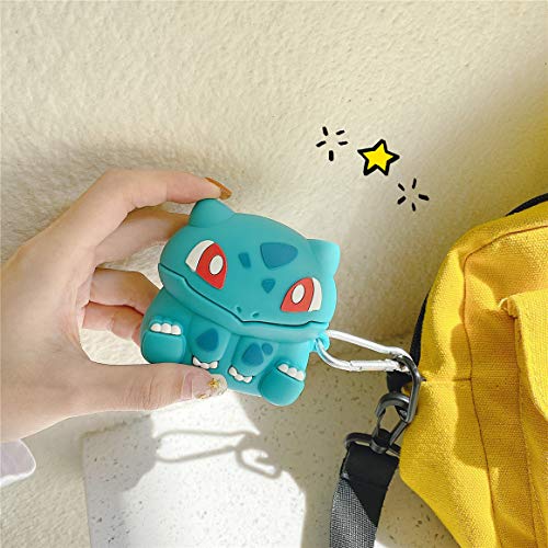 Jowhep for AirPod Pro 2019/Pro 2 Gen 2022 Case for AirPods Pro Cover Air Pods Pro Cases Silicone Cartoon Funny Fashion Kawaii Cute Fun Design Fidget Shell for Girls Boys Friends Girly (Frog Seed)