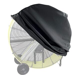 elongriver industrial 42" belt drive drum fan cover, waterproof&dustproof cover for 42" barrel fan,commercial floor fan cover in heavy duty polyester for outdoor and indoor(l47xw21.5xh46")