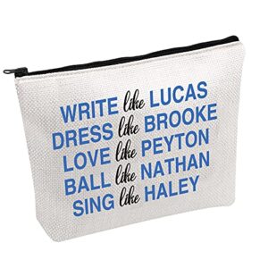 write like lucas dress like brooke storage bag gift for brook fans (write like lucas b)