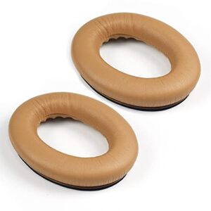 MOLGRIA Lambskin Ear Pads Cushion, Replacement Sheepskin Earpads for Bose Quiet Comfort QC 35 II QC35 QC35ii QC15 QC25 QC2 AE2 SoundLink SoundTrue Headphones(Tan