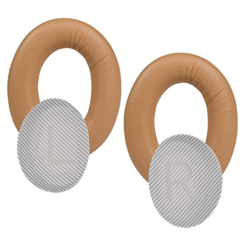 MOLGRIA Lambskin Ear Pads Cushion, Replacement Sheepskin Earpads for Bose Quiet Comfort QC 35 II QC35 QC35ii QC15 QC25 QC2 AE2 SoundLink SoundTrue Headphones(Tan