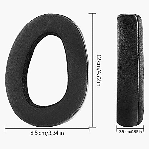 GSP 600 Ear Pads Replacement Earpads Ear Cover Cushions Parts Accessories Compatible with Sennheiser GSP 500 GSP500 GSP600 GSP 670 GSP670 Wireless Gaming Headsets (Black)