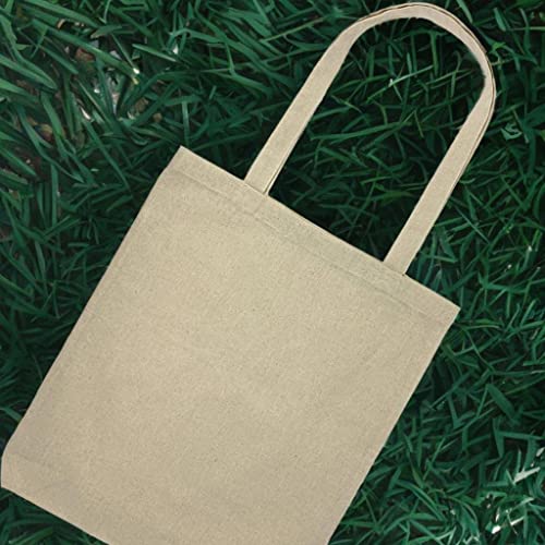 PALM NAKI 100% Cotton Tote Bag Reusable Cloth Bag, Lightweight Cotton Shopping Bag, Versatile Cotton Tote Bag (12 Pack)